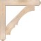 Ekena Millwork Balboa Craftsman Smooth Bracket w/ Offset Brace, Douglas Fir, 7 1/2"W x 42"D x 42"H BKT0806X42X42BOA04SDF - alternate 4